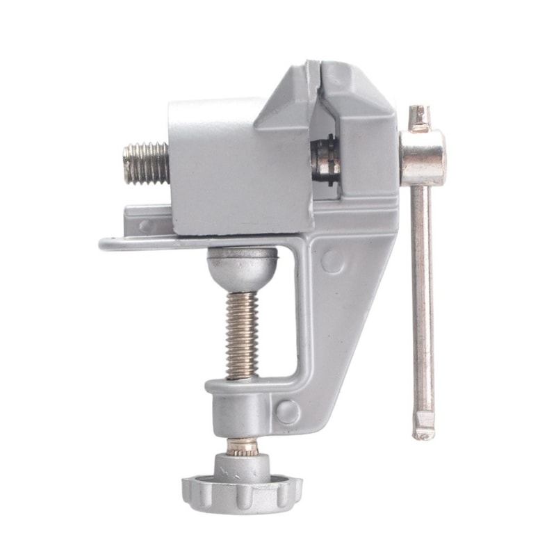 Mini Bench Vise Clamp Tool for DIY, Craft & Jewelry Repair Heavy Duty Multifunctional Work Clamp