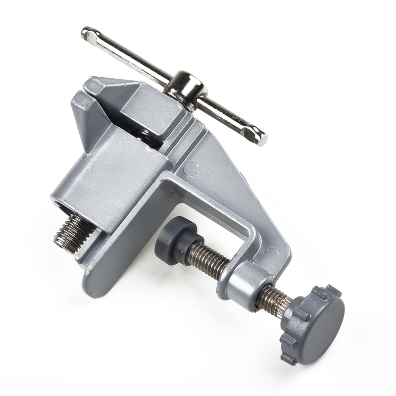 Mini Bench Vise Clamp Tool for DIY, Craft & Jewelry Repair Heavy Duty Multifunctional Work Clamp