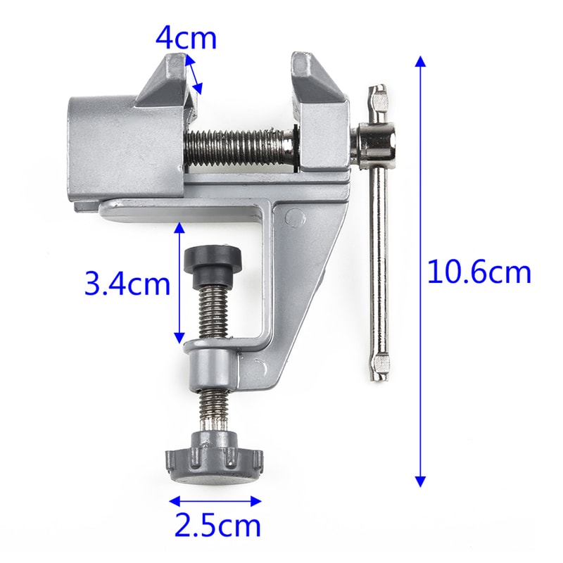 Mini Bench Vise Clamp Tool for DIY, Craft & Jewelry Repair Heavy Duty Multifunctional Work Clamp