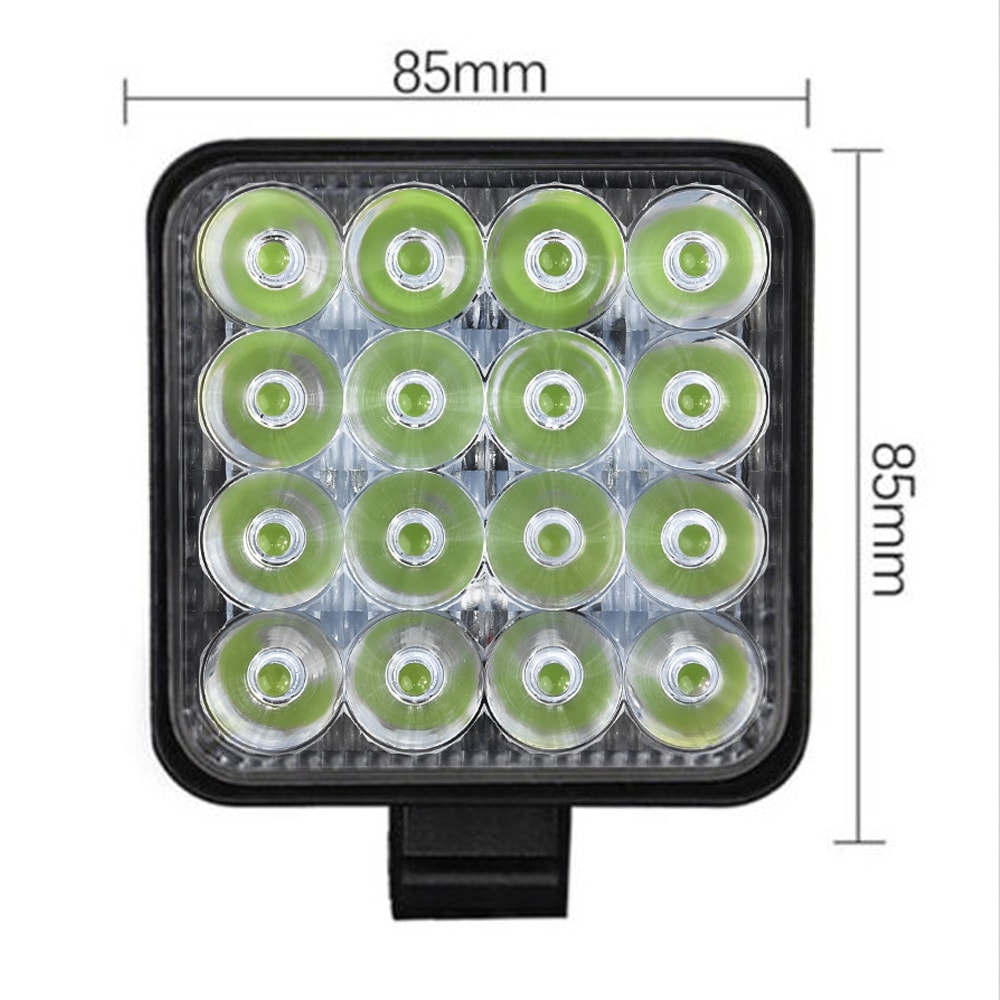 LED Floodlight Work Light Strip for Off-Road, Truck, SUV, and ATV