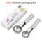 Dualpurpose Stainless Steel Ice Cream Scoop Multifunctional Fruit Scoop Kitchen Tool 5