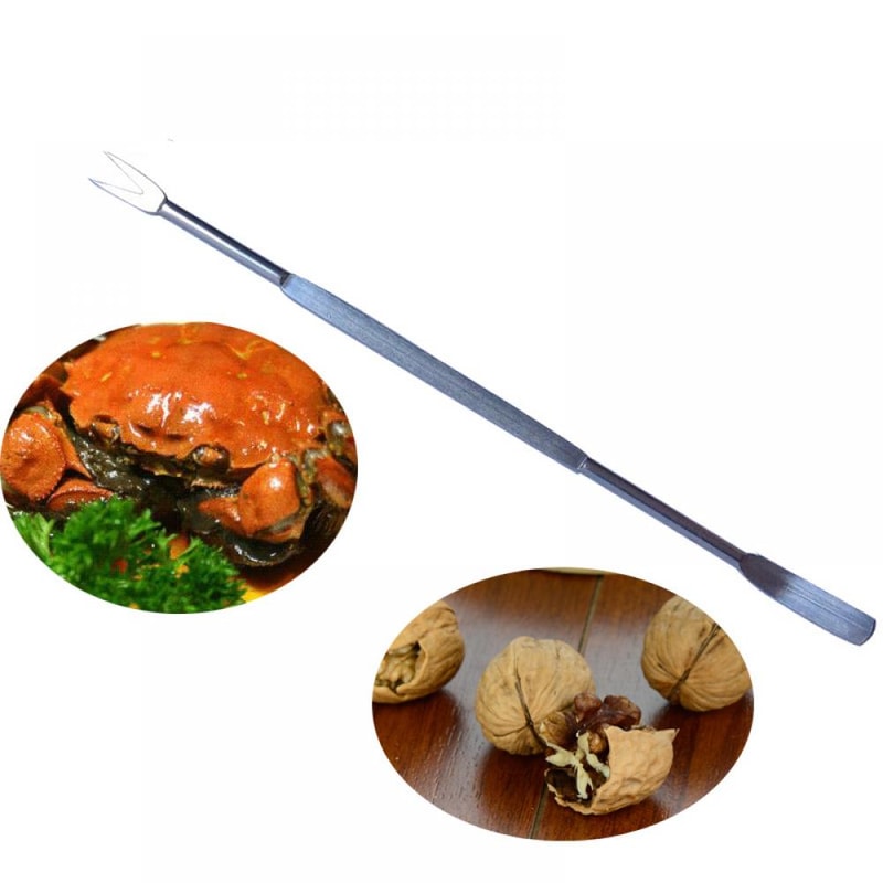 Handy Stainless Steel Nutcracker Fork Picks For Seafood Lovers 3