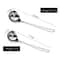 Stainless Steel Long Handle Soup Ladle Thickened Hot Pot Spoon for Hotel, Home Kitchen Use
