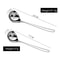 Stainless Steel Long Handle Soup Ladle Thickened Hot Pot Spoon for Hotel, Home Kitchen Use