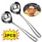 Stainless Steel Long Handle Soup Spoon Premium Hot Pot Scooper Colander For Kitchen Dining 0