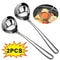 Stainless Steel Long Handle Soup Spoon Premium Hot Pot Scooper Colander For Kitchen Dining 0