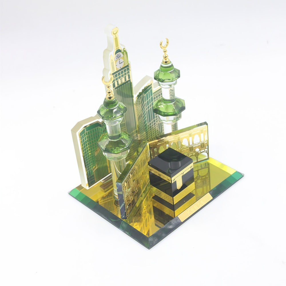 Islamic Table Decor Kaba Clock Tower Replica Muslim Home & Car for Ramadan & Eid, Perfect Islamic Gift