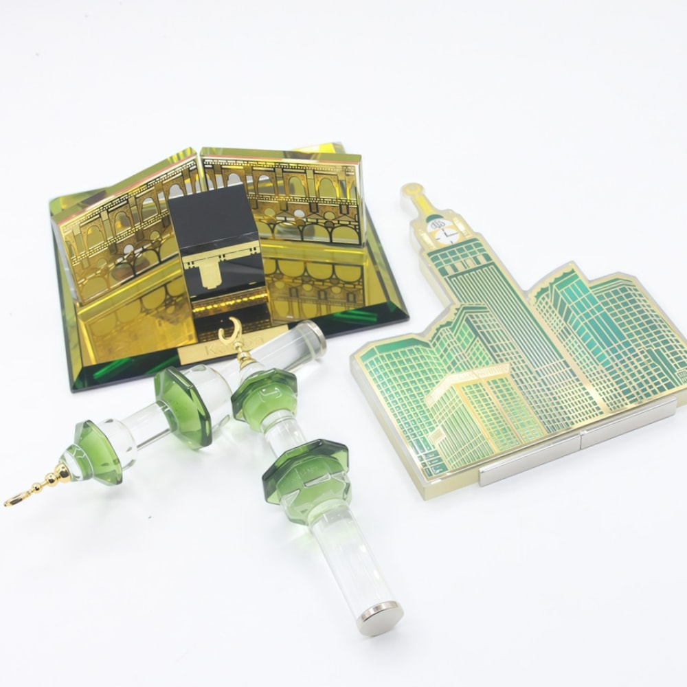 Islamic Table Decor Kaba Clock Tower Replica Muslim Home & Car for Ramadan & Eid, Perfect Islamic Gift