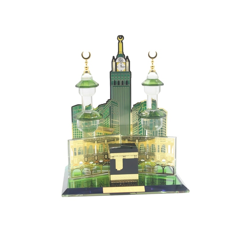 Islamic Table Decor Kaba Clock Tower Replica Muslim Home & Car for Ramadan & Eid, Perfect Islamic Gift