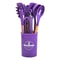 Silicone Cooking Utensils Set for Non-stick Cookware, Heat-Resistant Black Kitchen Tools