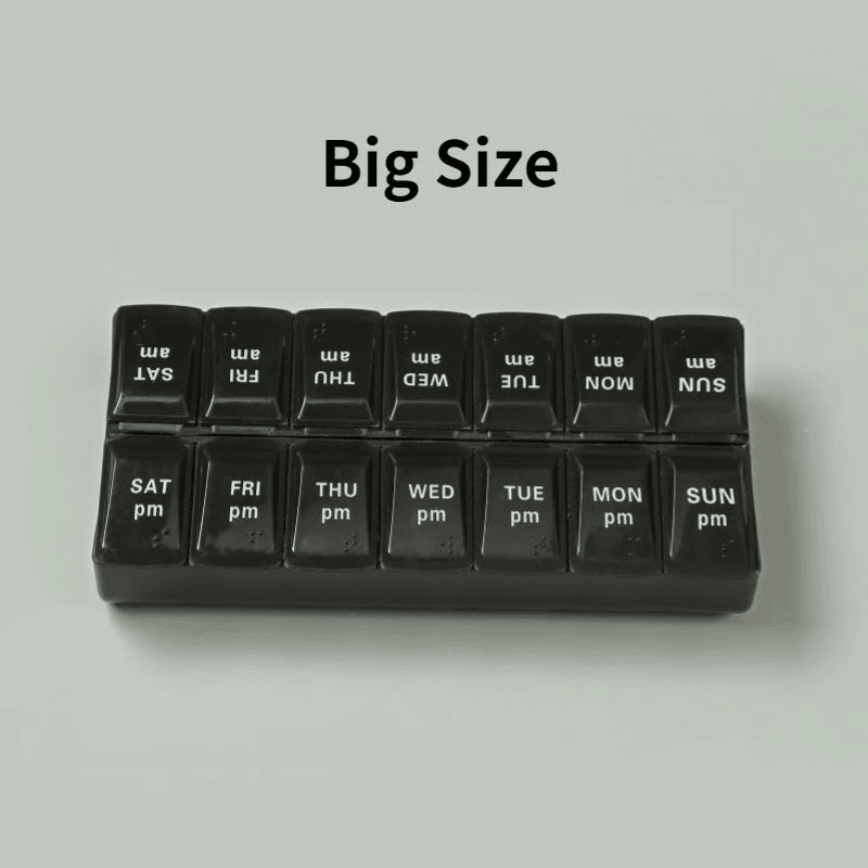 Weekly Pill Organizer Stay On Track With Portable 7Day Medicine Case Travel Essential 14