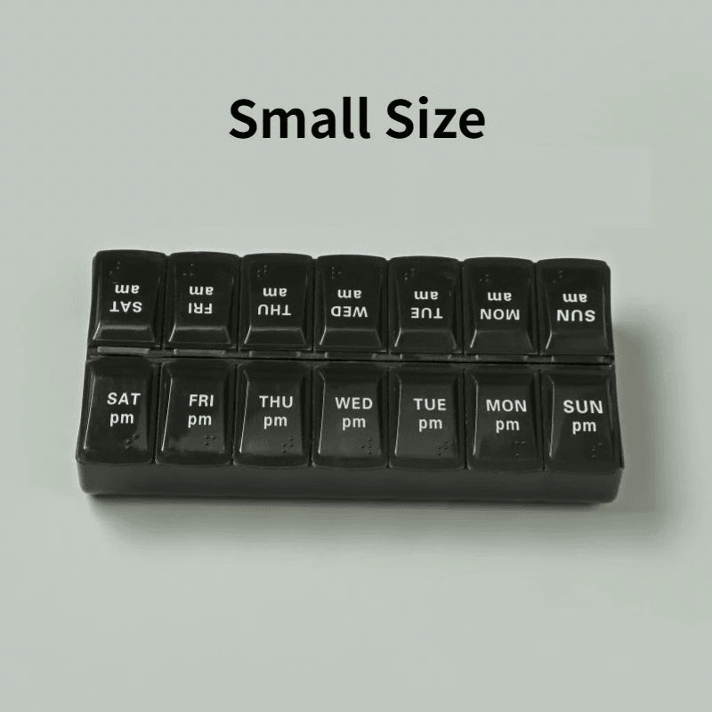 Weekly Pill Organizer Stay On Track With Portable 7Day Medicine Case Travel Essential 15