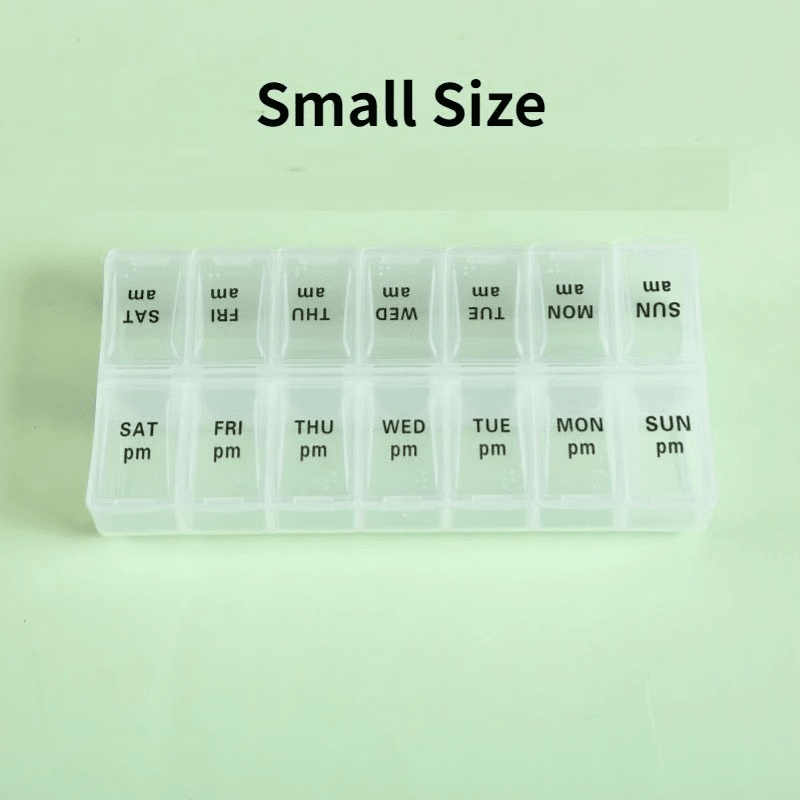Weekly Pill Organizer Stay On Track With Portable 7Day Medicine Case Travel Essential 5