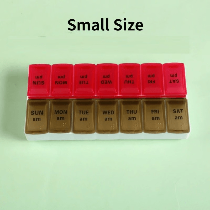 Weekly Pill Organizer Stay On Track With Portable 7Day Medicine Case Travel Essential 7