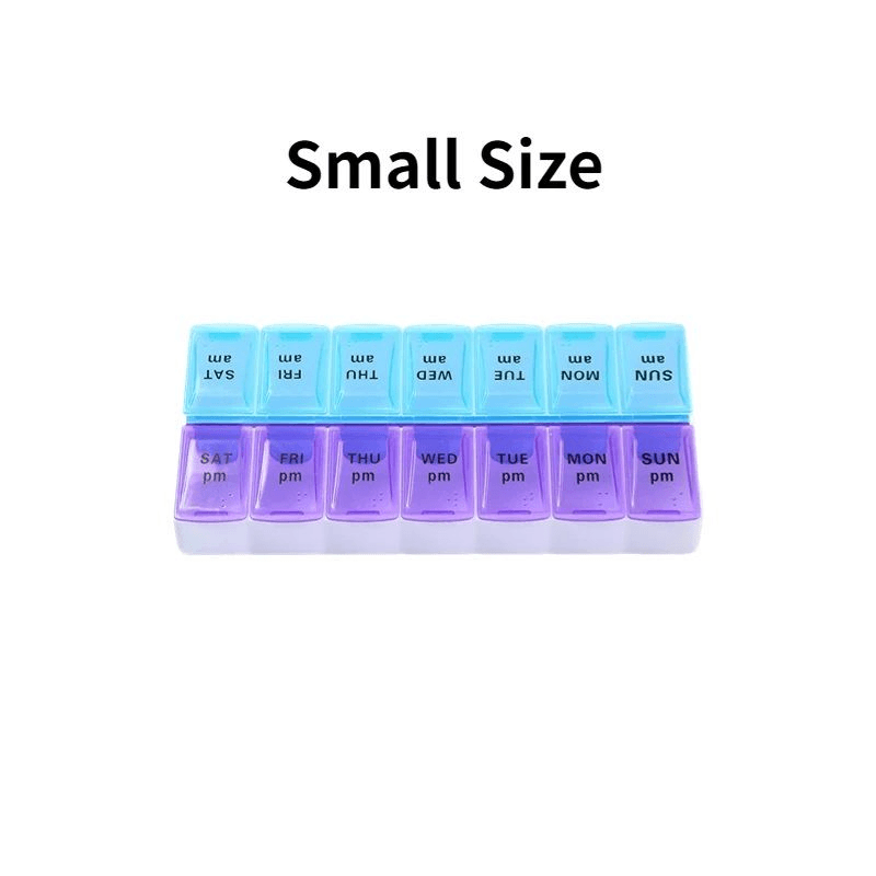 Weekly Pill Organizer Stay On Track With Portable 7Day Medicine Case Travel Essential 11