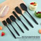 Silicone Kitchen Scraper & Spatula Set Premium Non-Integrated Baking Tools with Oil Brush for Easy Baking & Cooking