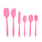 Silicone Kitchen Scraper & Spatula Set Premium Non-Integrated Baking Tools with Oil Brush for Easy Baking & Cooking