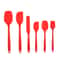 Silicone Kitchen Scraper & Spatula Set Premium Non-Integrated Baking Tools with Oil Brush for Easy Baking & Cooking
