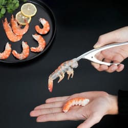 stainless steel shrimp peeler efficient sheller & lobster removal tool for home kitchen