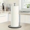 Stainless Steel Paper Towel Holder with Weighted Base Space Saving Kitchen Organizer