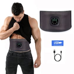 ems muscle stimulator abdominal toning belt smart abs trainer for weight loss & home fitness