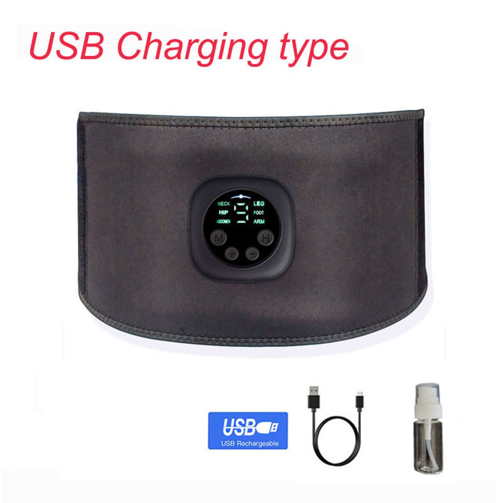 EMS Muscle Stimulator Abdominal Toning Belt Smart Abs Trainer for Weight Loss & Home Fitness