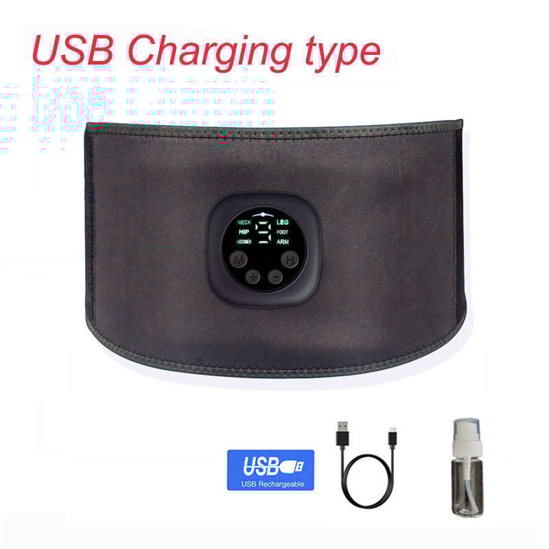 EMS Muscle Stimulator Abdominal Toning Belt Smart Abs Trainer for Weight Loss & Home Fitness