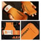 Cowhide Gym Gloves for Weightlifting, Anti-Skid Grip, Professional Palm Protection for Deadlifts and Workouts