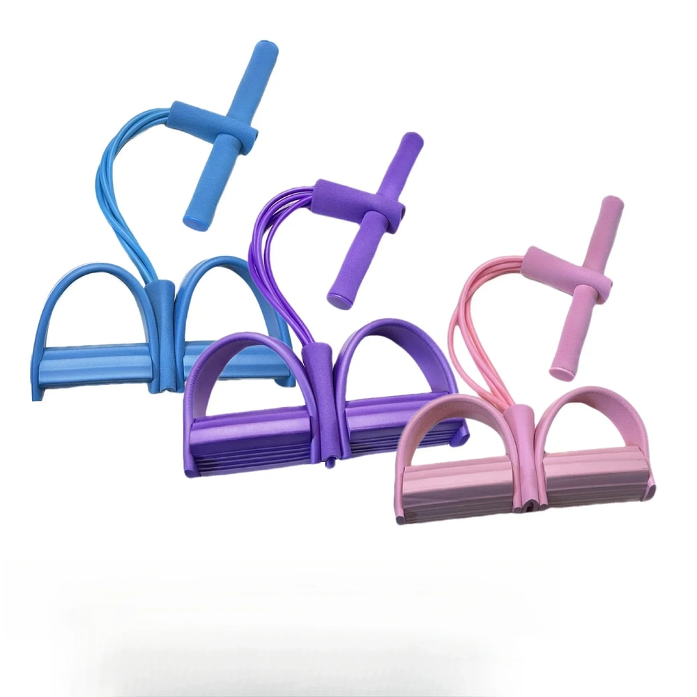 Pedal Tensioner Yoga Abdominal Strengthening Elastic Band Multi-Functional Fitness Equipment for Home Workouts