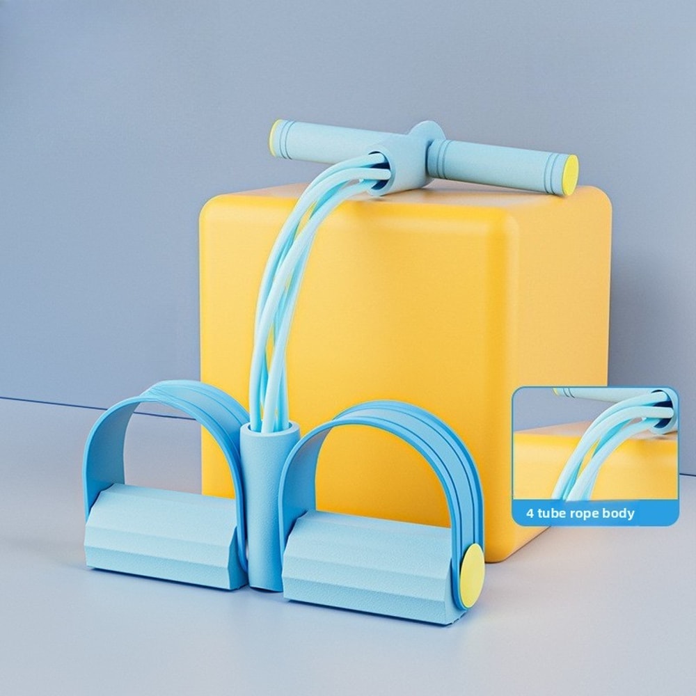 Pedal Tensioner Yoga Abdominal Strengthening Elastic Band Multi-Functional Fitness Equipment for Home Workouts