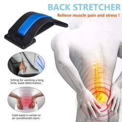 adjustable back stretcher massager for lumbar & neck support