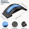 Adjustable Back Stretcher Massager for Lumbar & Neck Support
