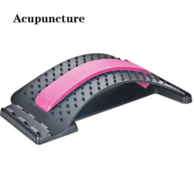 Adjustable Back Stretcher Massager for Lumbar & Neck Support