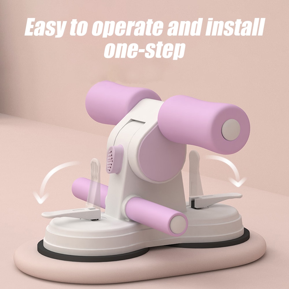 Portable Sit Up Bar with Strong Suction Cup & Adjustable Foot Holder