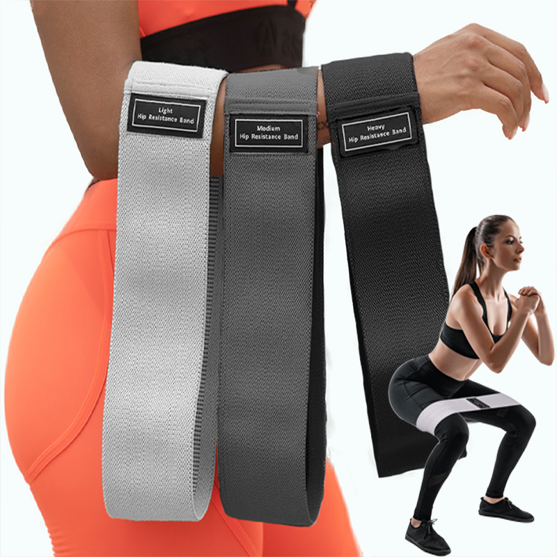 Fabric Resistance Hip Booty Bands For Glutes And Thighs Elastic Workout Bands For Squats Yoga And 0