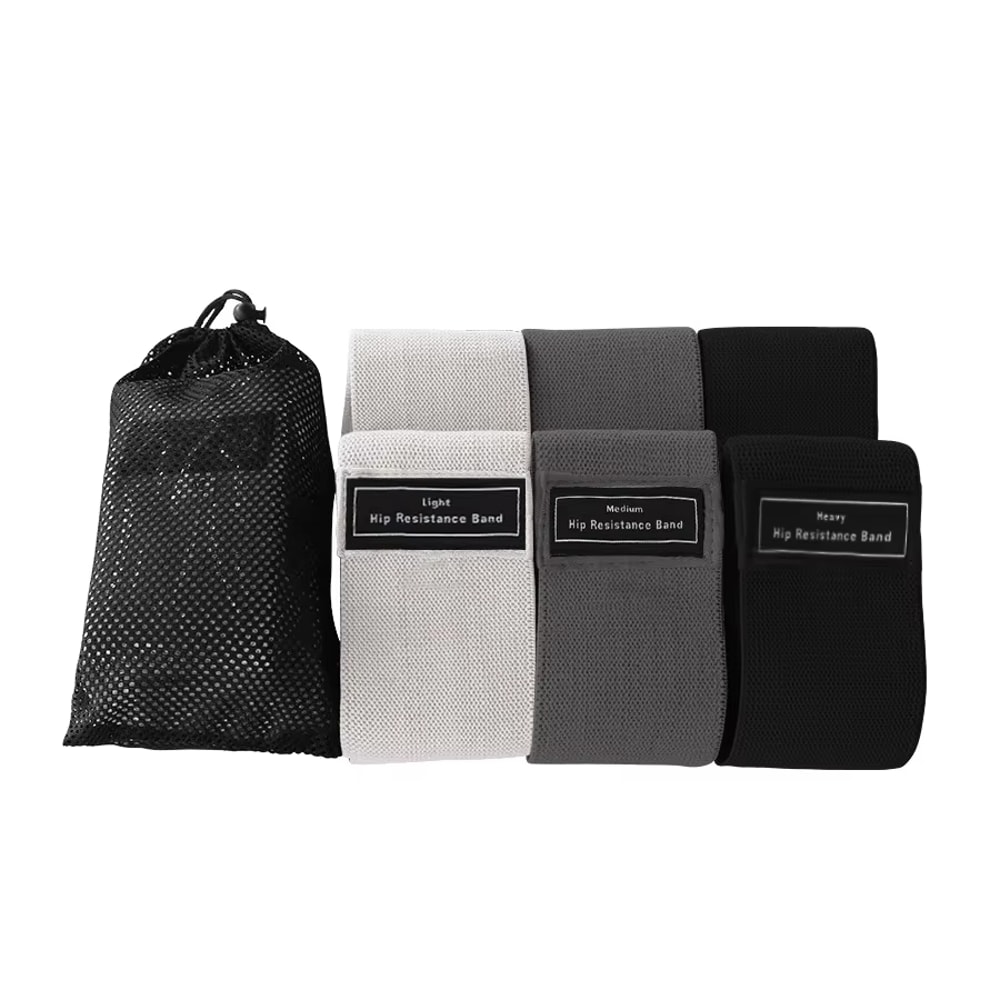 Fabric Resistance Hip Booty Bands For Glutes And Thighs Elastic Workout Bands For Squats Yoga And 4