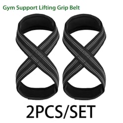 weightlifting wrist wraps & anti-slip support straps for gym workouts
