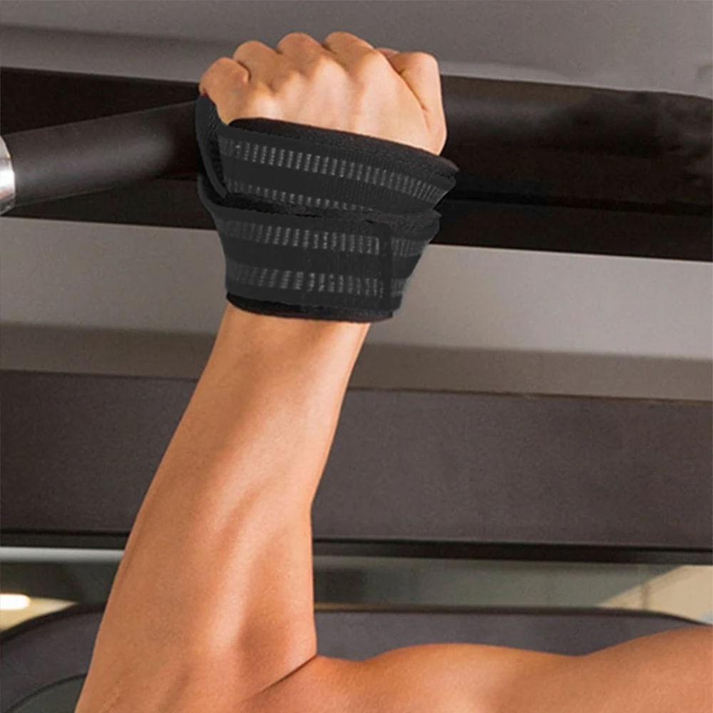 Weightlifting Wrist Wraps & Anti-Slip Support Straps for Gym Workouts