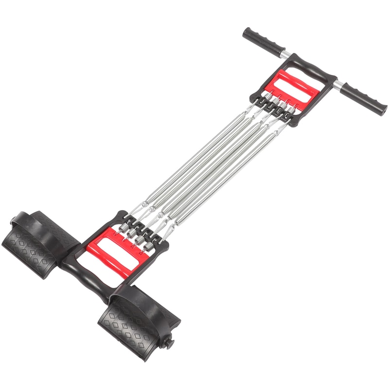 Gym Chest Developer Expander - Stainless Steel Resistance Tension Puller for Men Fitness Muscles Exercise Equipment