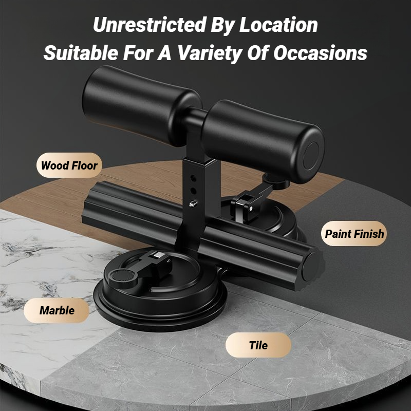 Abdominal Muscle Exerciser With Resistance Band And Adjustable Suction Cups Home Gym SitUp Aid 3