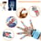 Finger Extensor Exerciser Adjustable Resistance Hand Grip Strengthener, Silicone Hand Expander for Enhanced Strength