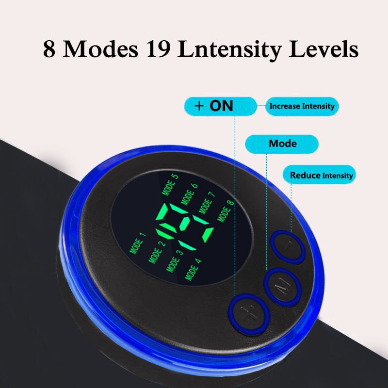 Electric Abs Abdominal Trainer EMS Muscle Stimulator Smart Toning Belt for Body Slimming & Weight Loss