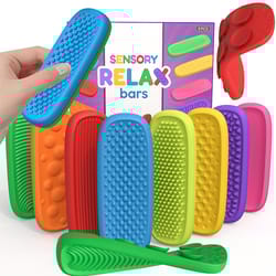 silicone sensory relax bars fidget toy stress relief for kids and adults