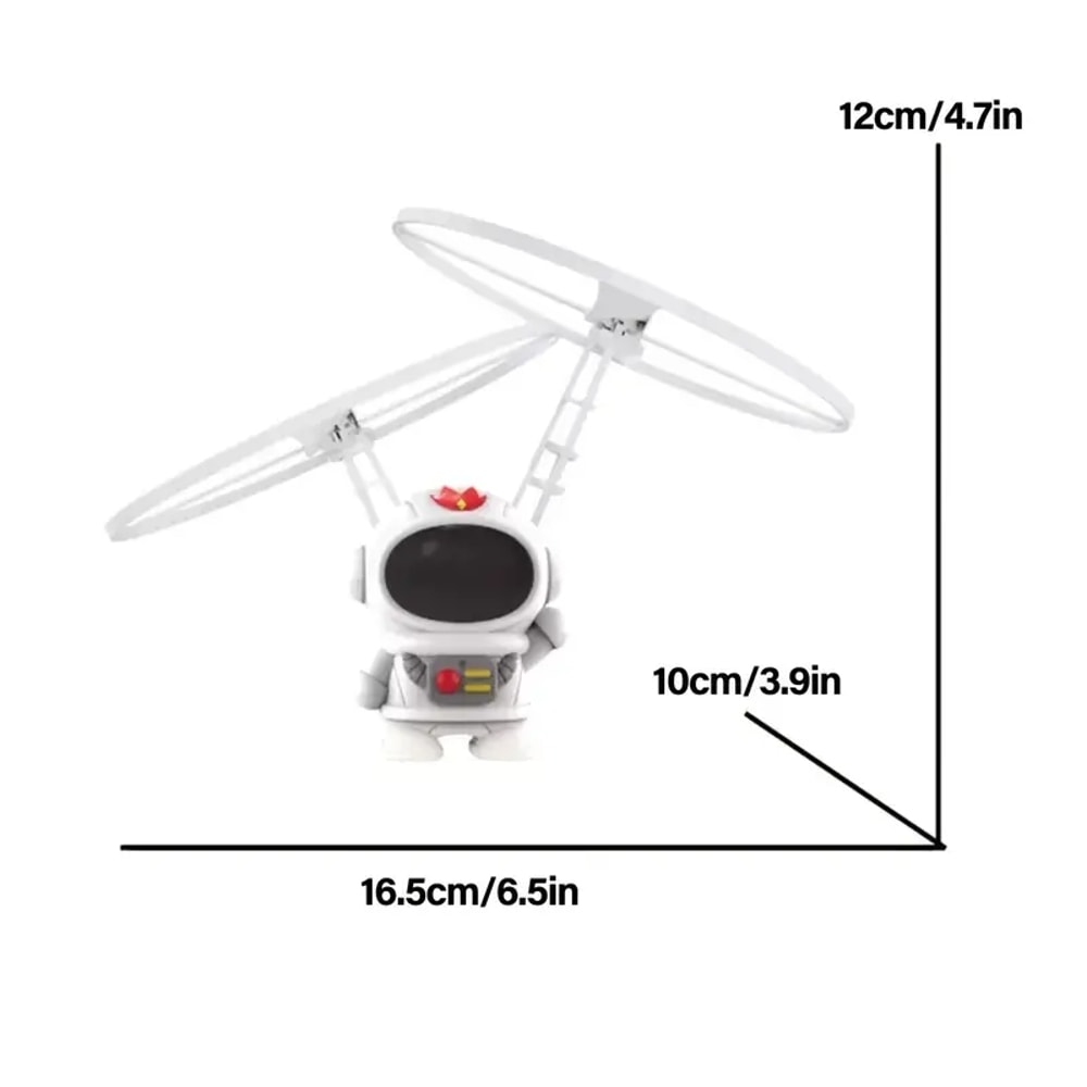 Mini Astronaut Drone USB Charging Cartoon Spaceman Helicopter for Kids