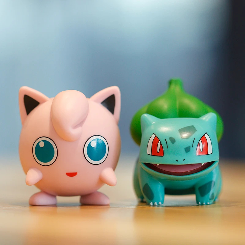 Pokemon Collectible Anime Figures Pikachu, Charmander, Bulbasaur, Squirtle, Jigglypuff & More Kawaii Toys for Kids