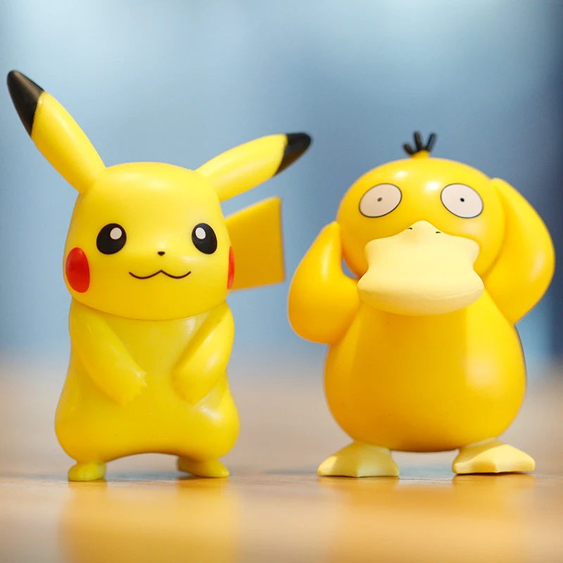 Pokemon Collectible Anime Figures Pikachu, Charmander, Bulbasaur, Squirtle, Jigglypuff & More Kawaii Toys for Kids