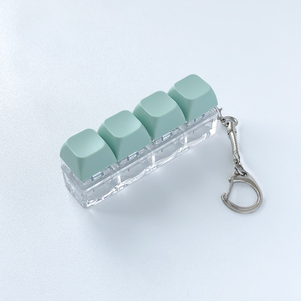 DIY Clicker Keycap Keychain Stress Relief Toy For Kids Adults 6