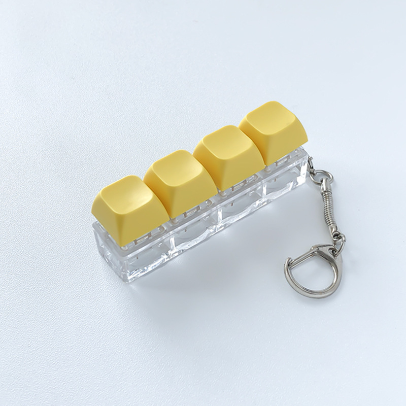 DIY Clicker Keycap Keychain Stress Relief Toy For Kids Adults 10