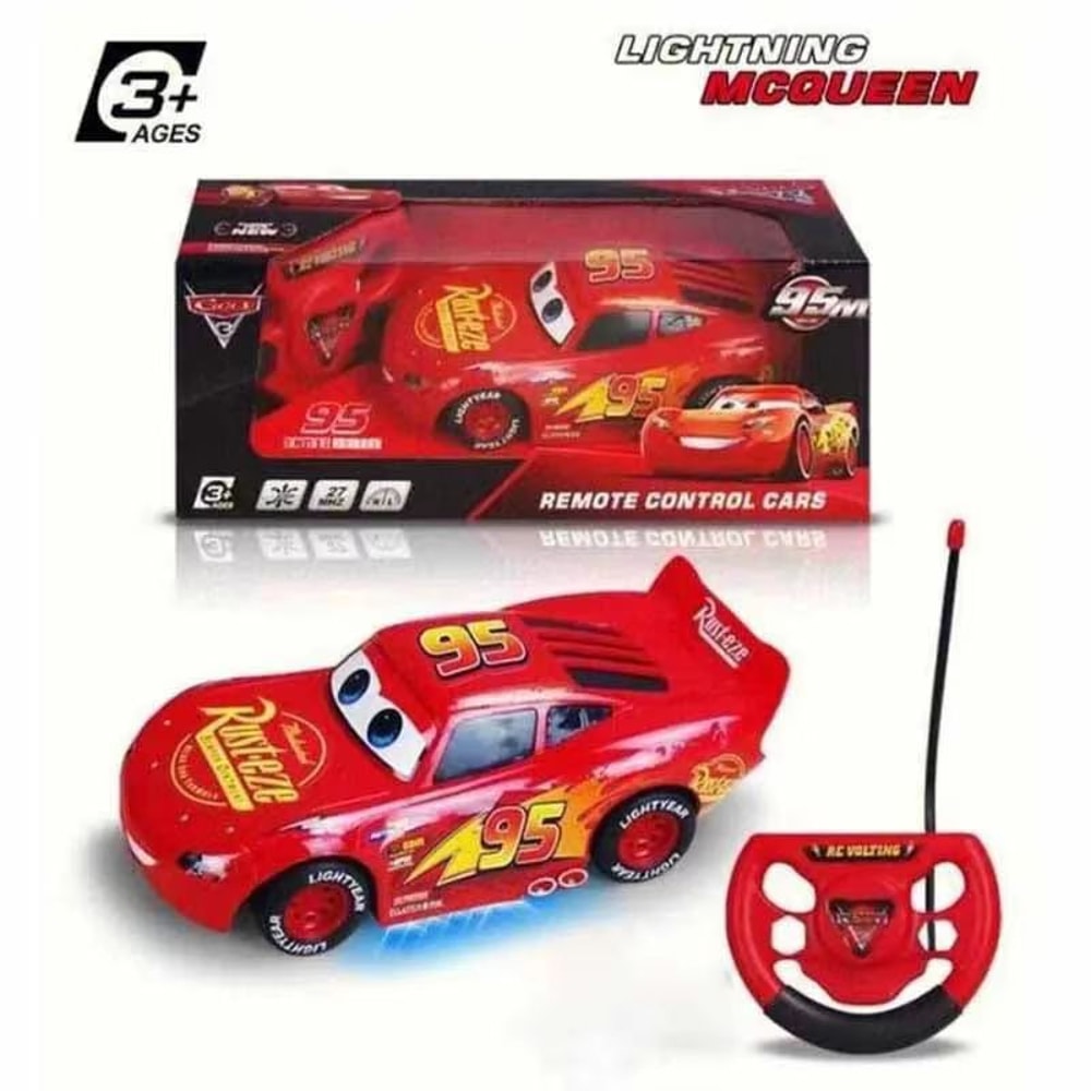 Remote Control Lightning McQueen Toy Car Cartoon Sports Car Model for Kids, Fun Gift for Young Fans