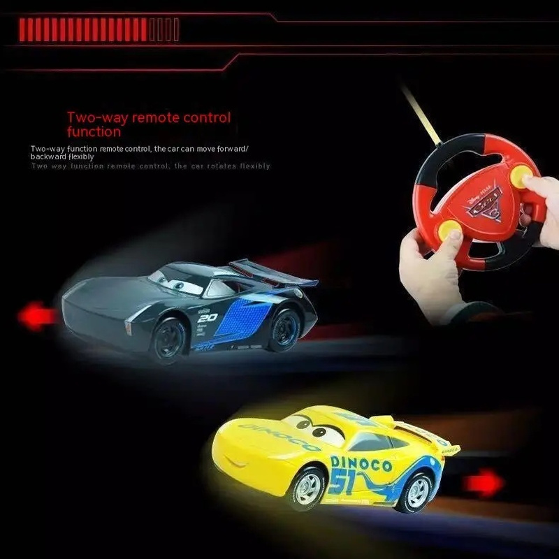 Remote Control Lightning McQueen Toy Car Cartoon Sports Car Model for Kids, Fun Gift for Young Fans